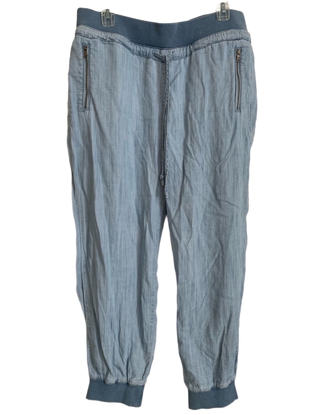 CLOTH & STONE Women’s Light Blue Chambray Tencel Jogger Pants